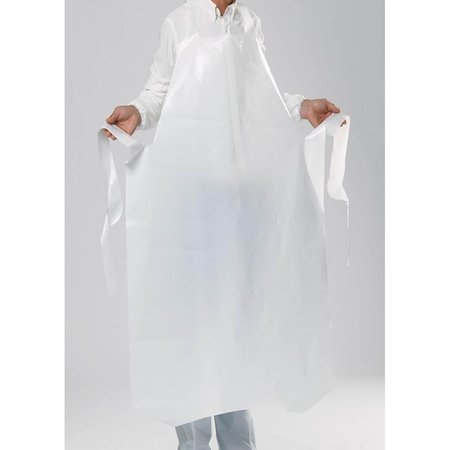 UMBO White Polyethylene Apron 1mil, 1000/CS, 1000PK H213-W